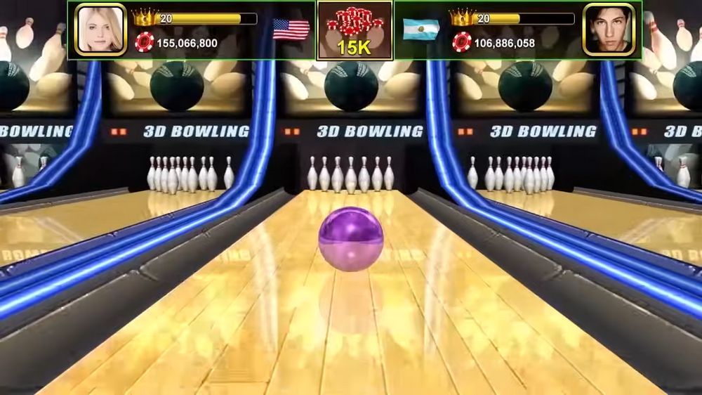 3D Bowling - meilleur jeu de bowling