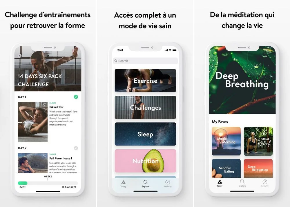 Asana Rebel - application de yoga pour iPhone