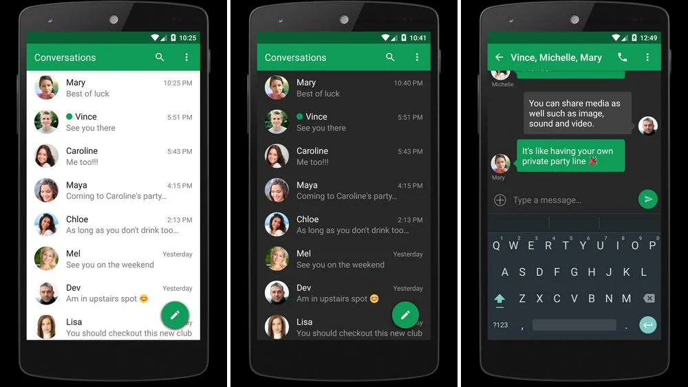 Chomp SMS - application SMS pour Android