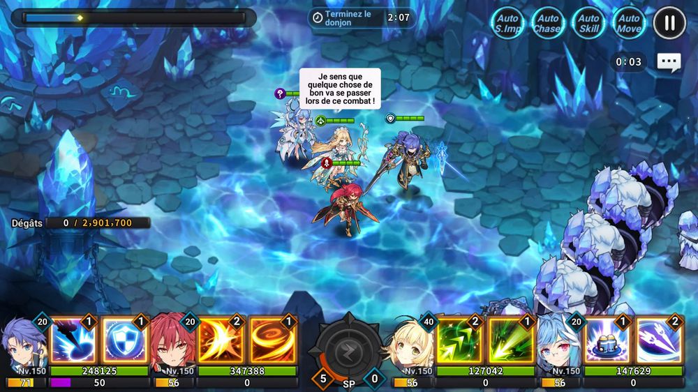 GrandChase - jeu d'anime sur Android