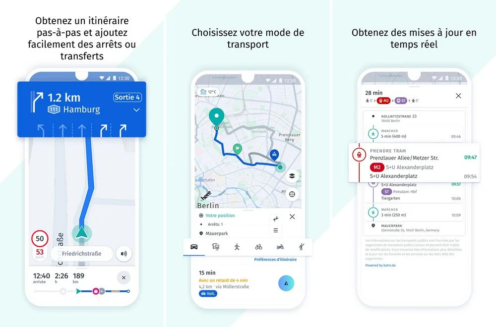 HERE WeGo - meilleure application GPS