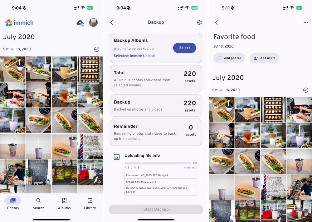 Immich - meilleure alternative à Google Photos