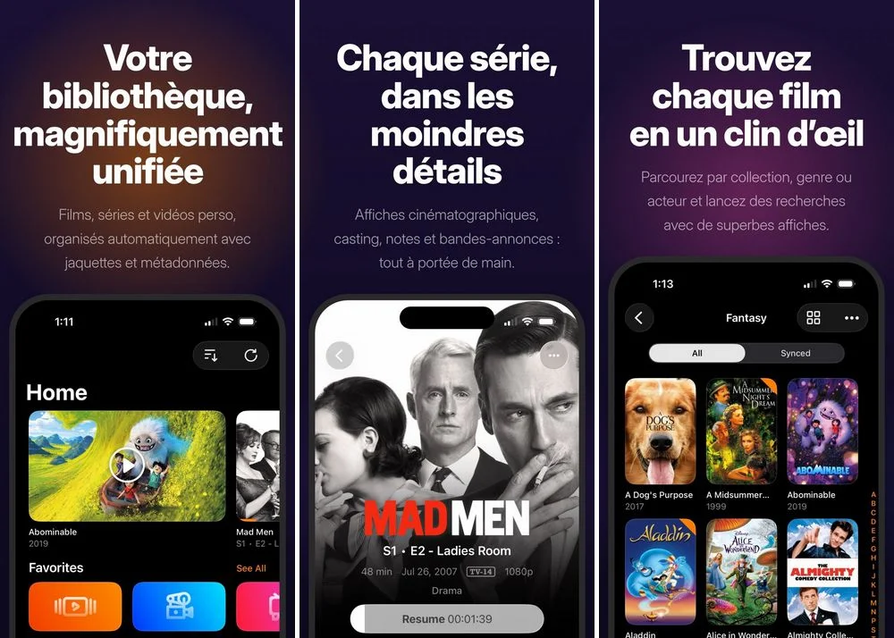 Infuse - meilleur lecteur vidéo pour iPhone