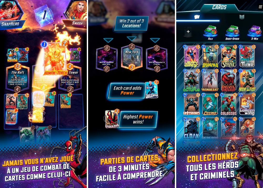 Marvel Snap - meilleur jeu de cartes pour iPhone