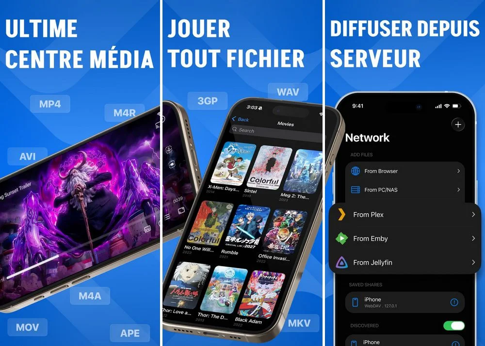 PlayerXtreme - meilleur lecteur vidéo pour iPhone