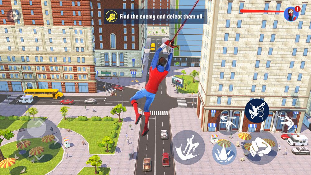 Spider Fighting Hero Game