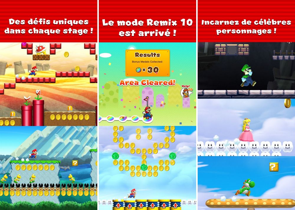 Super Mario Run - jeu rétro pour iPhone