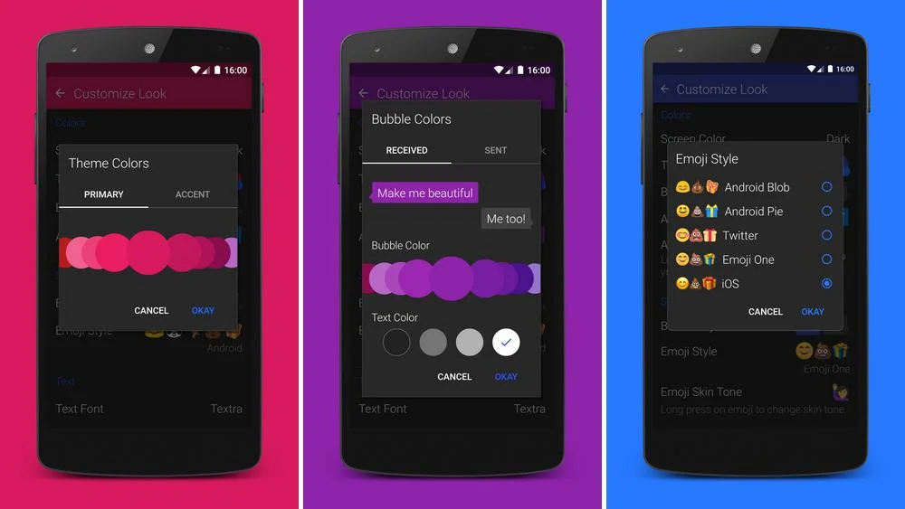 Textra SMS - application SMS pour Android