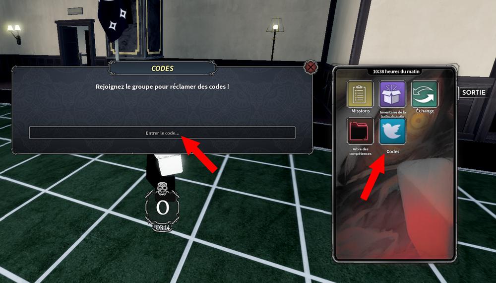 Utiliser les codes Devil Hunter