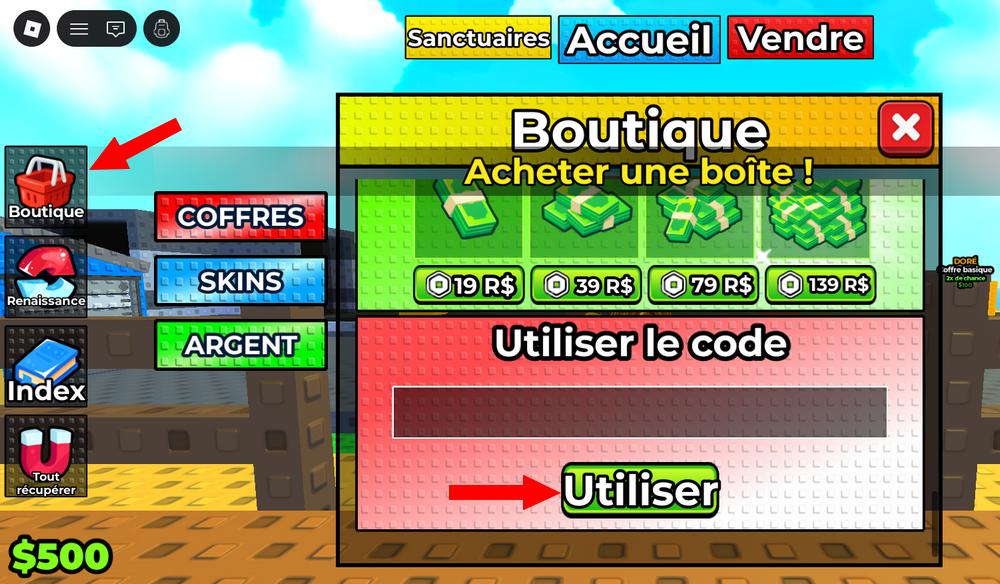 Utiliser les codes Your Zoo