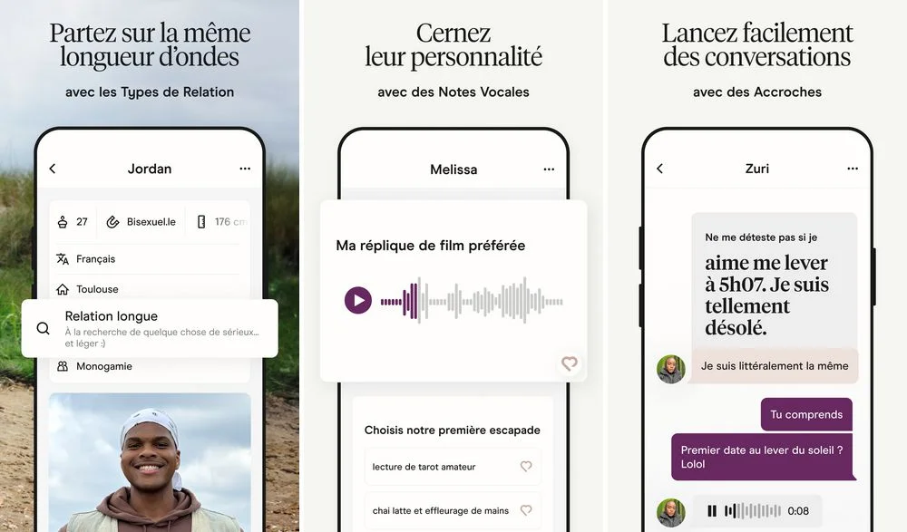 Hinge - meilleure application de rencontre