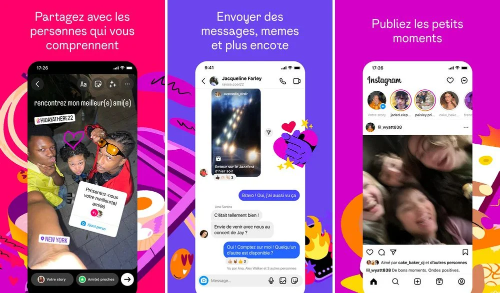 Instagram - application de réseaux sociaux