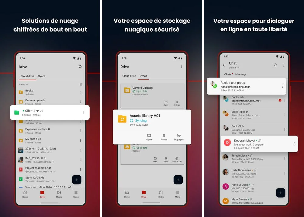 MEGA - application de stockage cloud
