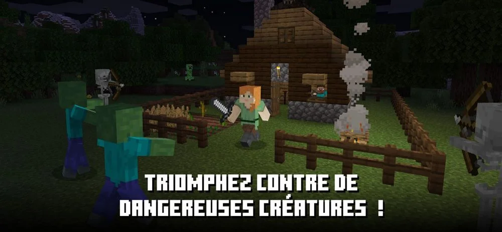 Minecraft - meilleur jeu en monde ouvert