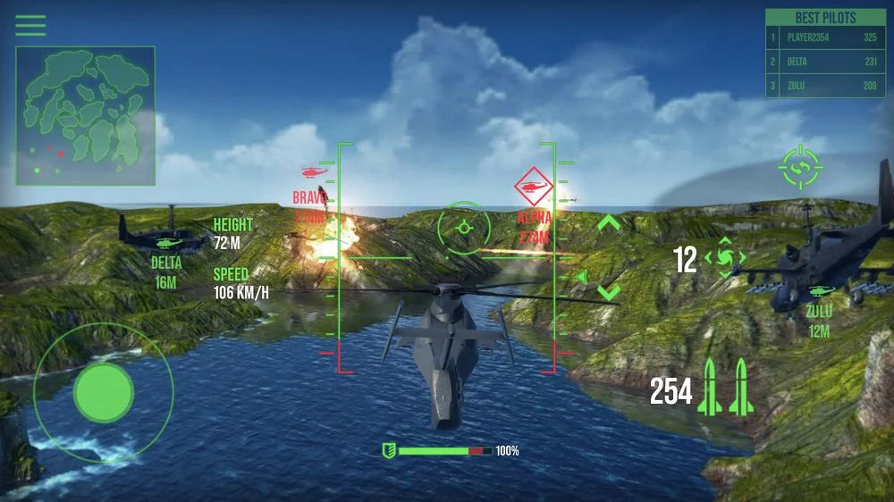 Modern War Choppers - jeu d'hélicoptère Android
