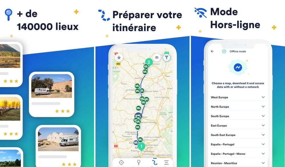 Park4Night - application de camping pour Android