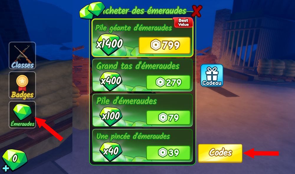 Utiliser les codes Survive the Apocalypse