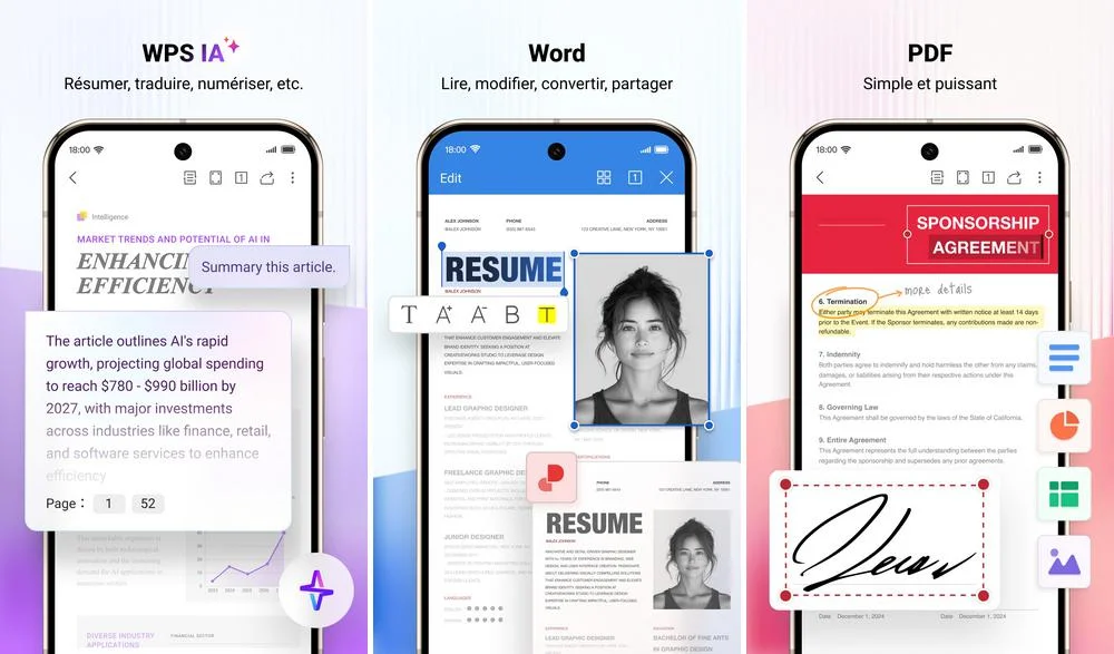 WPS Office - lecteur PDF pour Android