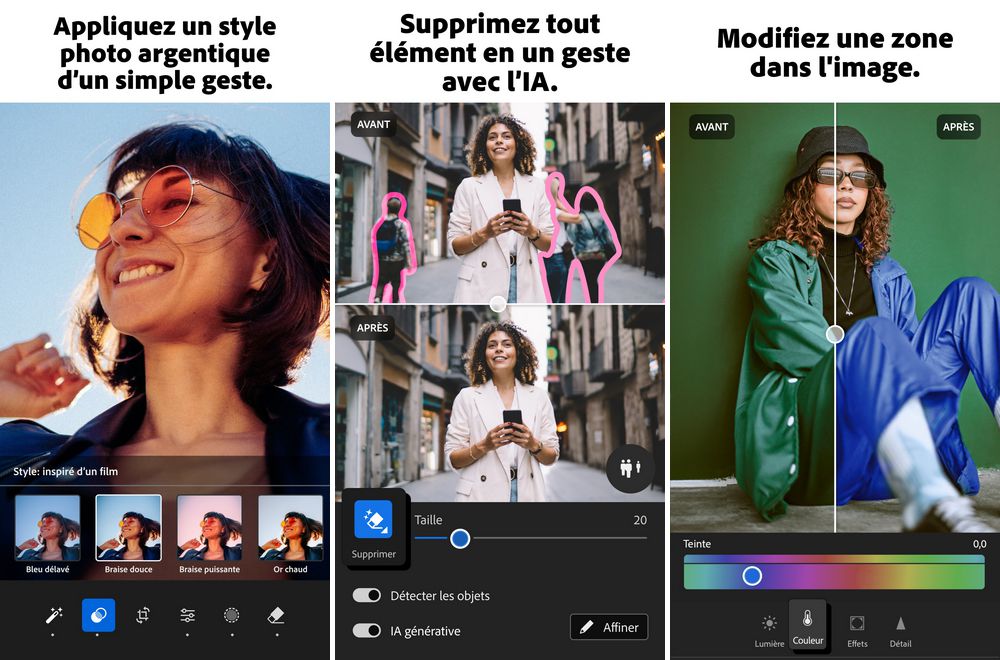Adobe Lightroom - meilleure application de retouche photo