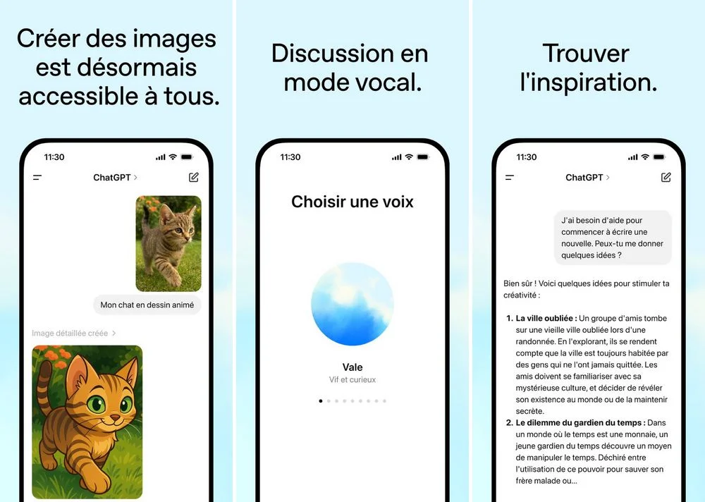 ChatGPT - application IA pour iPhone