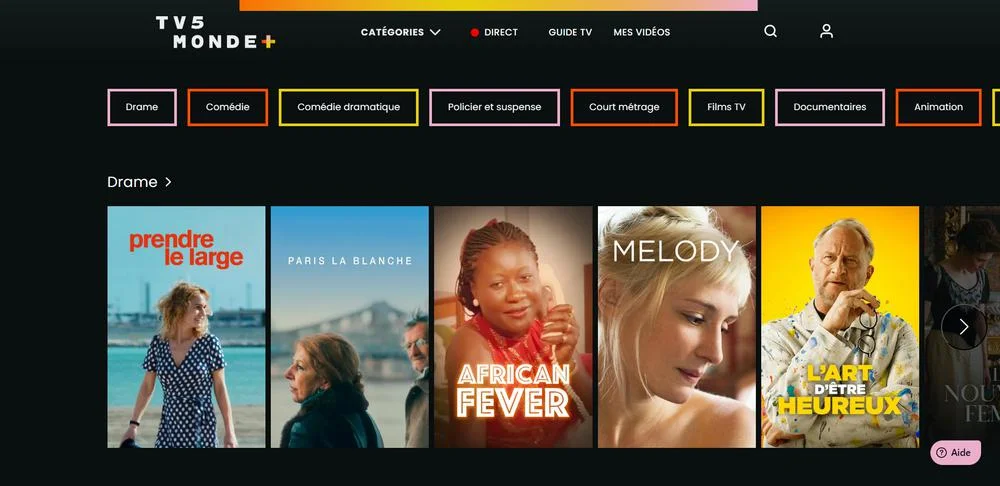 TV5Monde+ - site de streaming gratuit