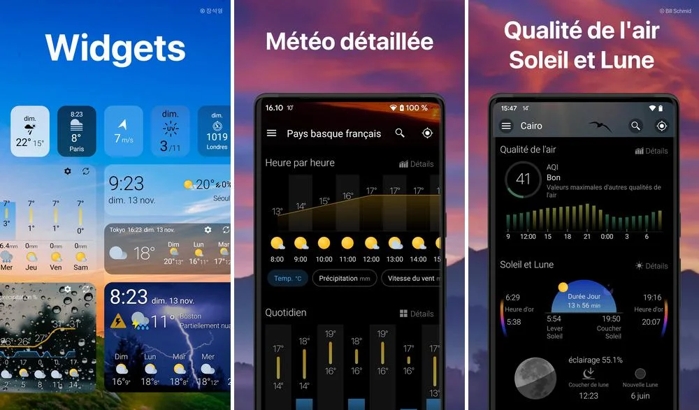 Weawow - la meilleure application météo pour Android