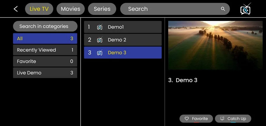 XCIPTV - meilleur lecteur IPTV pour Android TV