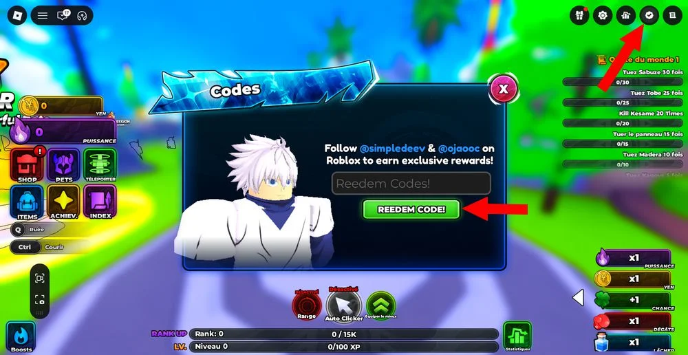 Comment utiliser les codes Anime Astral Simulator