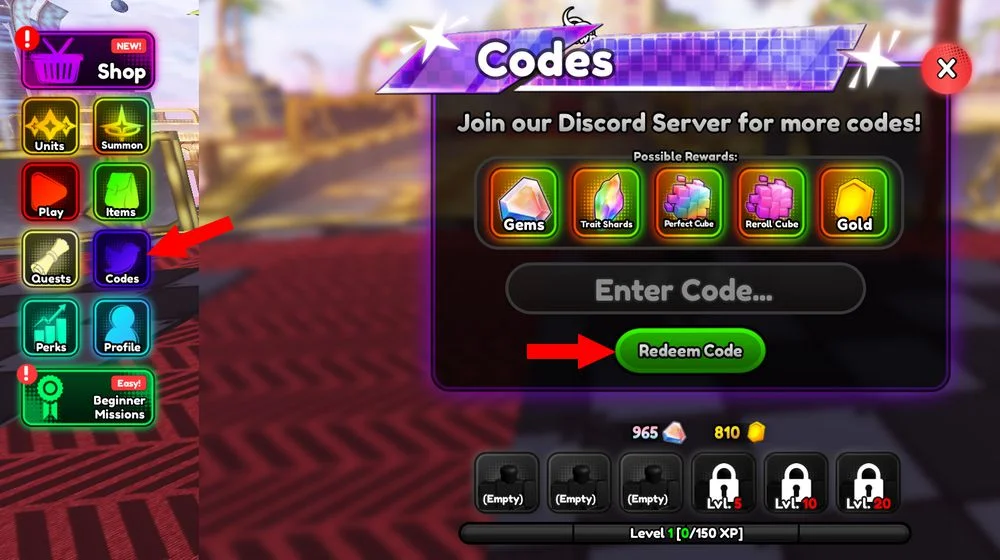Comment utiliser les codes Anime Squadron