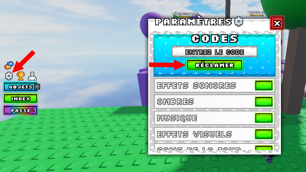 Comment utiliser les codes Noob Tower Defense