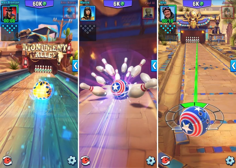 Bowling Crew - jeu de bowling pour iPhone